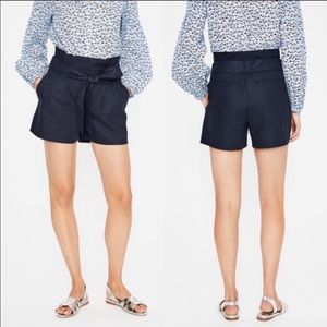 Boden Navy High Waist Women Shorts